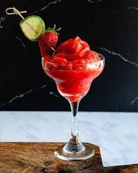 Virgin strawberry diaquiri